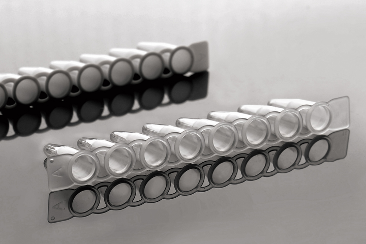 NEST 0.1 mL PCR 8-Strip Tubes, White, Sterile, 125/pk, 1250/Box