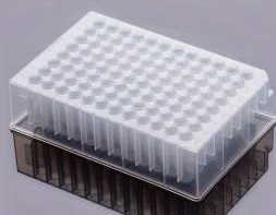 NEST 1.3 ml 96-Well Deep Well Plate, V-Bottom, Round well, STERILE, 5/pk, 50/Box