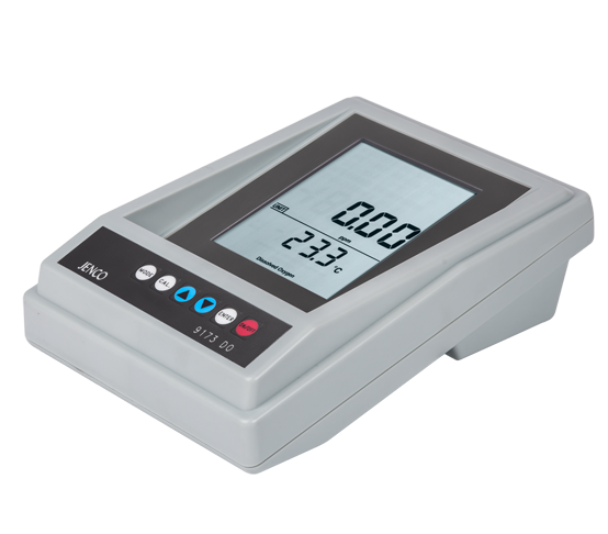 Jenco Benchtop DO/Temperature Kit, Includes 9173 Benchtop, DO/Temperature Meter, LD-900-7.DO Lab Epoxy Probe, 8-Pin W/ 1-Meter Cable, LD-900-3A Membrane Kit 6-Caps, DO Kcl Powder, Sandpaper