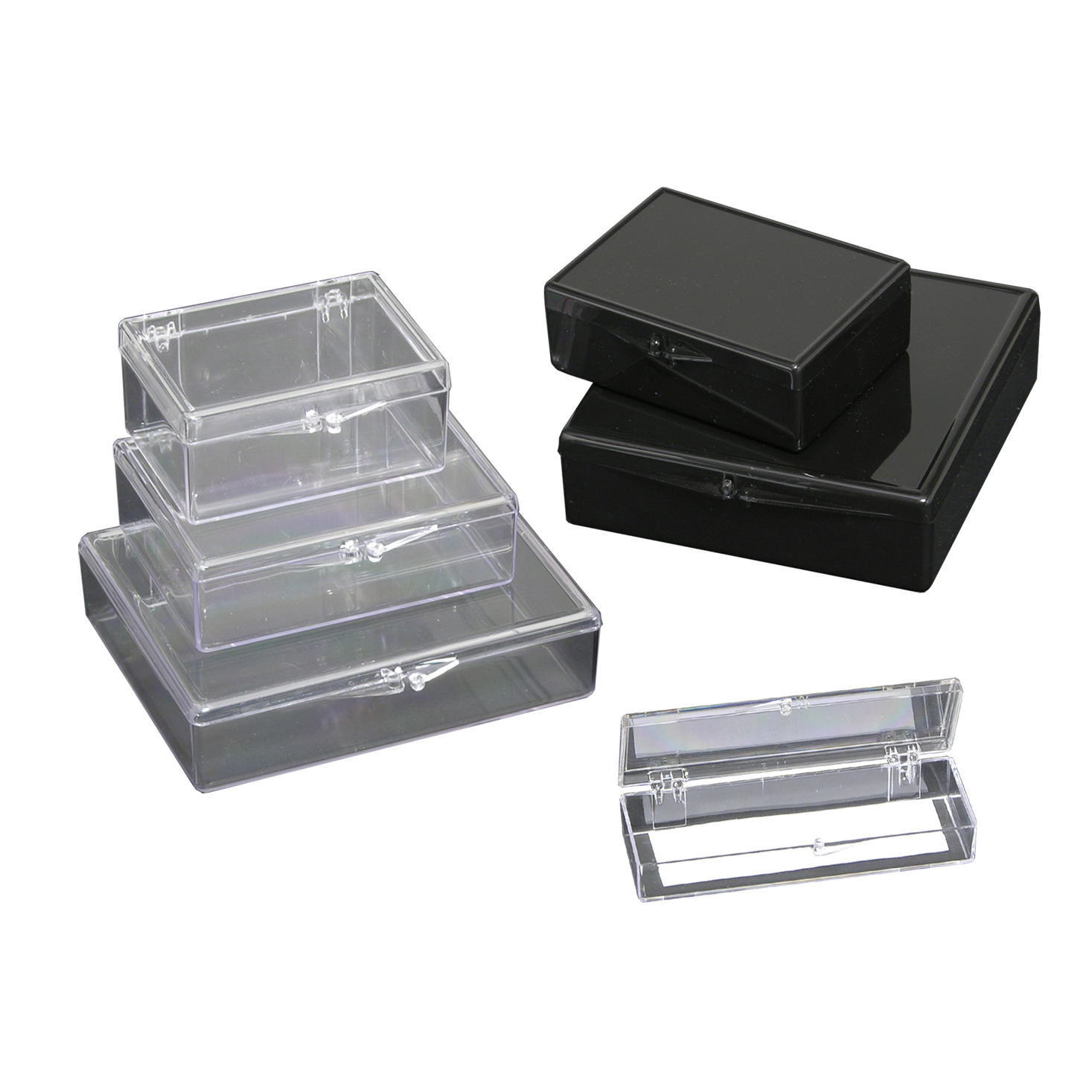 Rose Blot Box, 4 5/8 x 3 1/2 x 1 1/8in. (11.7 x 8.9 x 2.8cm), 5/pk Black