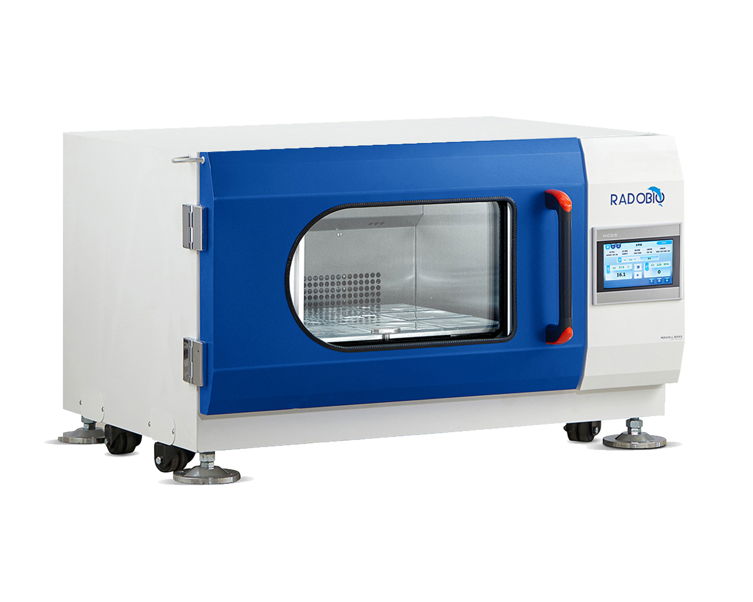 Radobio High Speed Stackable CO2 Incubator Shaker with humidity Control, 160L