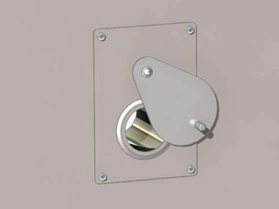 MEMMERT Entry port with 23 mm clear diameter, can be closed, individual position (please state position); rear for Incubators/Ovens