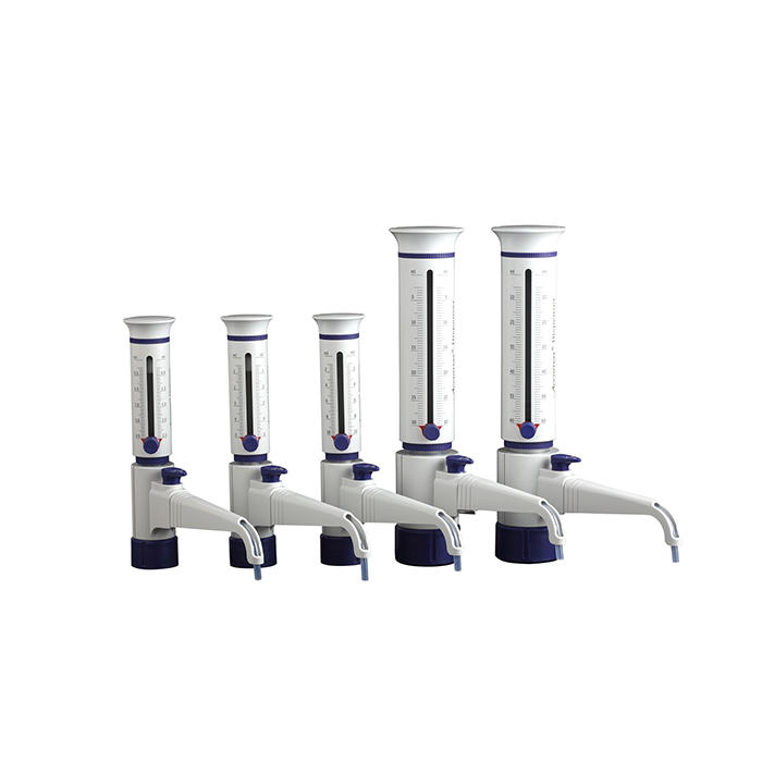 Rose Variable volume bottle top dispenser, 0.5 to 5mL