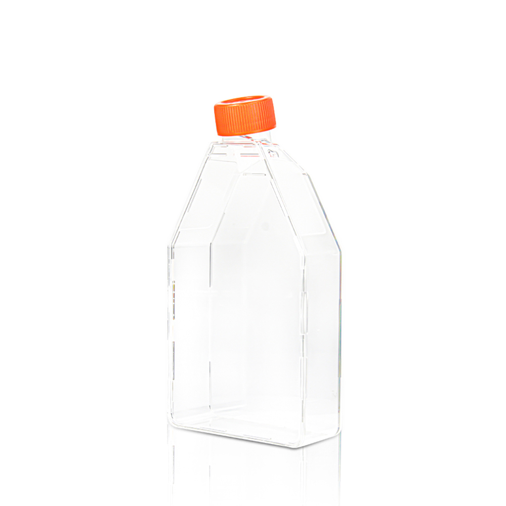 175cm2 Cell Culture Flask. 600mL. Vent Cap.  Tissue Culture (TC) Treated. Sterile 5 pieces/bag. 10bags/carton