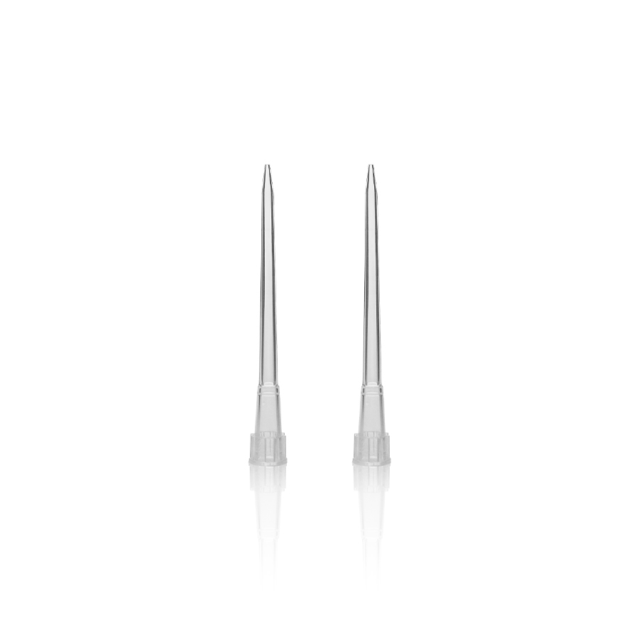 10uL Pipette Tip. Non-filter. Extended. Clear. Bulk. Non- Sterile 1000 pieces/bag.