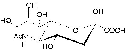 Sialic Acid (N-Acetylneuraminic Acid),  98%, 5 gm.