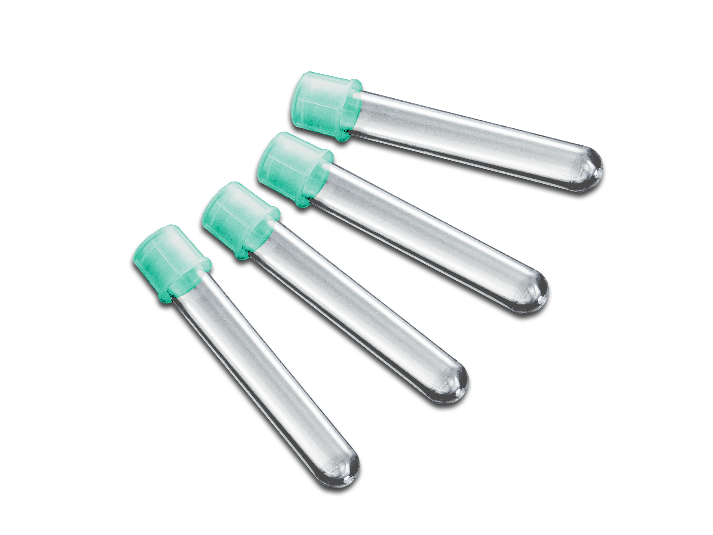 Rose FlowTubes™ with Standard Cap, 12x75mm, 25/bag, 500/cs
