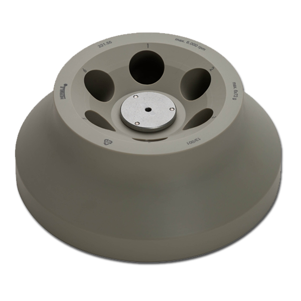 HERMLE 6 x 50mL Conical Low Speed Rotor